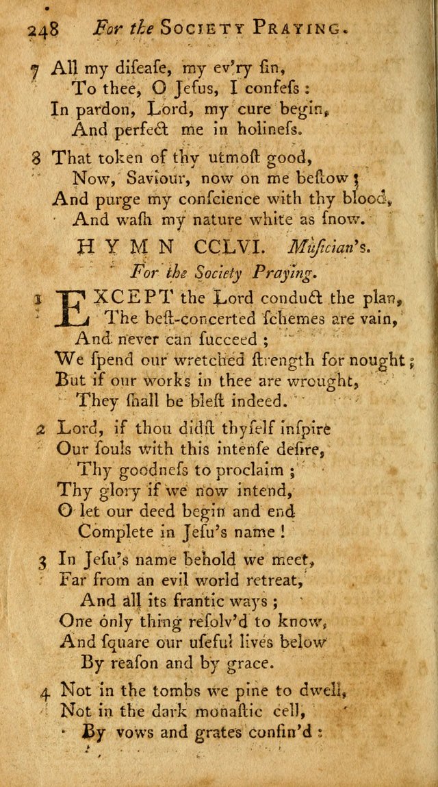 A Pocket Hymn Book, Designed as a Constant Companion for the Pious,  Collected from Various Authors. 28th ed. page 248