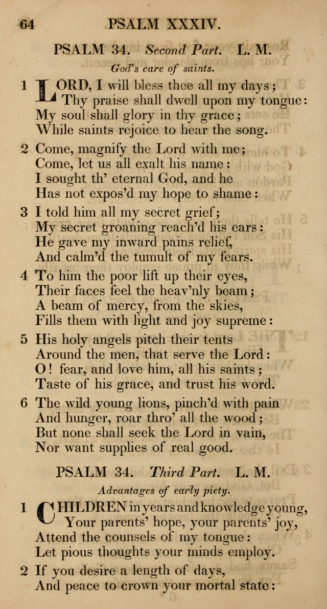 The Psalms and Hymns, with the Catechism, Confession of Faith, and Liturgy, of the Reformed Dutch Church in North America page 66
