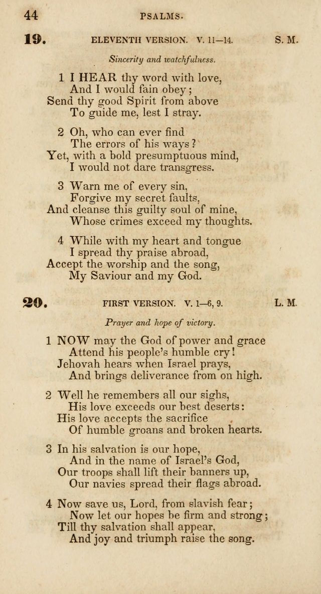 Psalms and Hymns, for Christian Use and Worship page 55