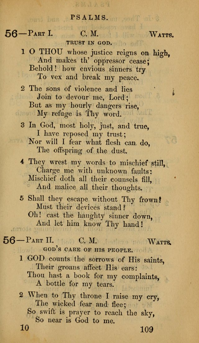 The Psalms and Hymns, with the Doctrinal Standards and Liturgy of the Reformed Protestant Dutch Church in North America page 117