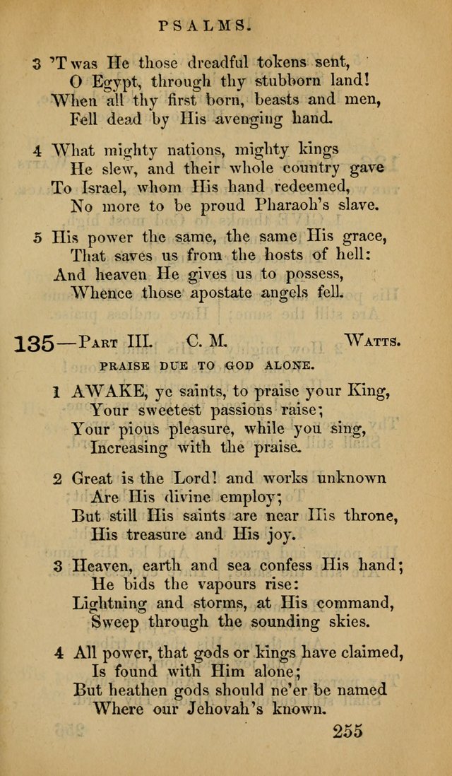 The Psalms and Hymns, with the Doctrinal Standards and Liturgy of the Reformed Protestant Dutch Church in North America page 263