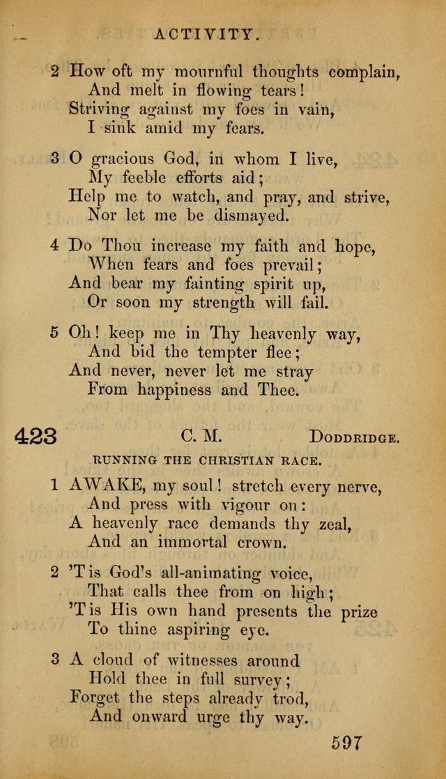 The Psalms and Hymns, with the Doctrinal Standards and Liturgy of the Reformed Protestant Dutch Church in North America page 605