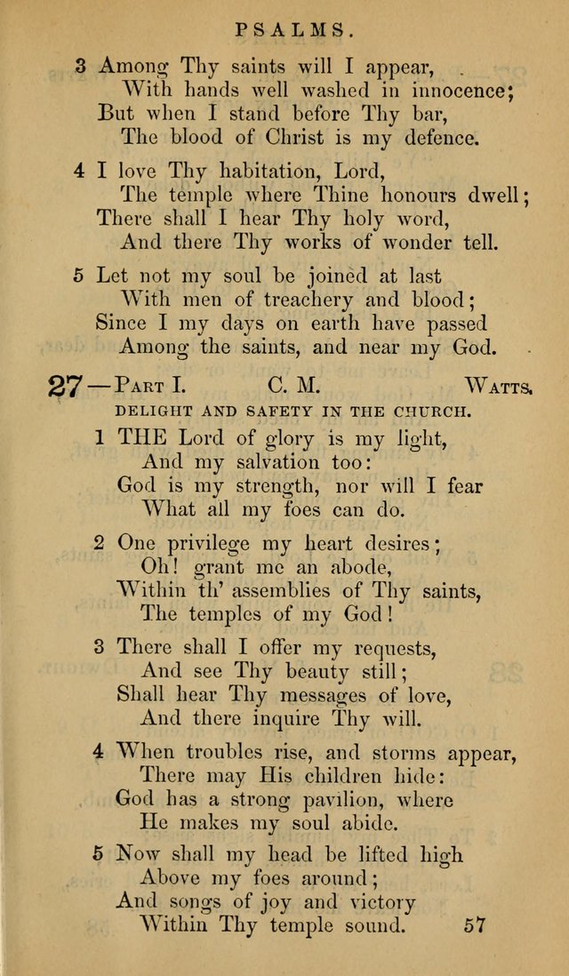 The Psalms and Hymns, with the Doctrinal Standards and Liturgy of the Reformed Protestant Dutch Church in North America page 65