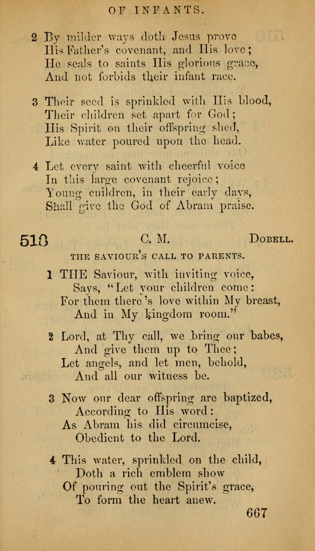 The Psalms and Hymns, with the Doctrinal Standards and Liturgy of the Reformed Protestant Dutch Church in North America page 675