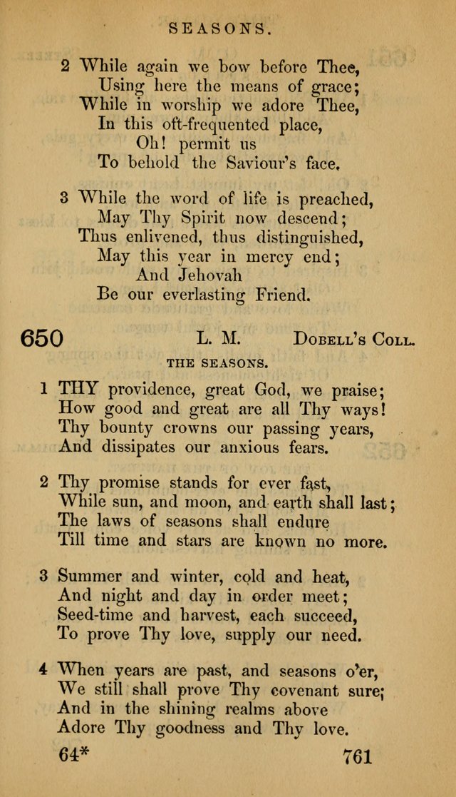 The Psalms and Hymns, with the Doctrinal Standards and Liturgy of the Reformed Protestant Dutch Church in North America page 769
