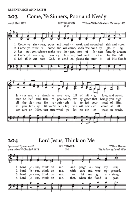 Psalms and Hymns to the Living God page 264