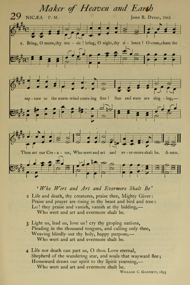 The Pilgrim Hymnal: with responsive readings and other aids to worship page 23