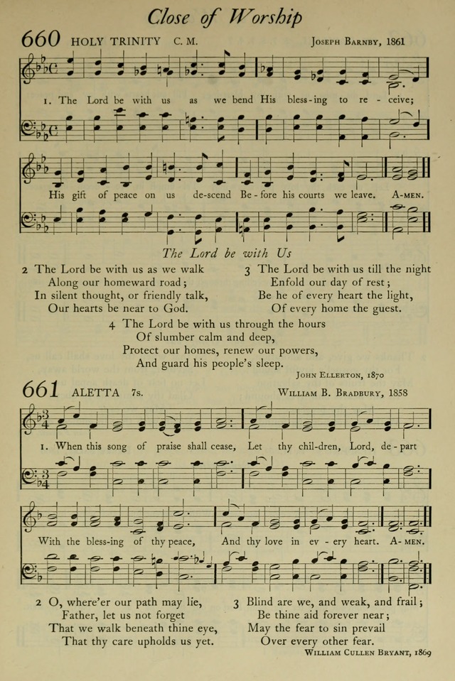 The Pilgrim Hymnal: with responsive readings and other aids to worship page 485