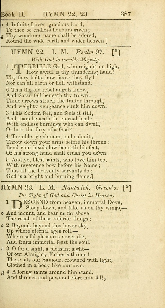 The Psalms, Hymns and Spiritual Songs of the Rev. Isaac Watts, D. D.:  to which are added select hymns, from other authors; and directions for musical expression (New ed.) page 337