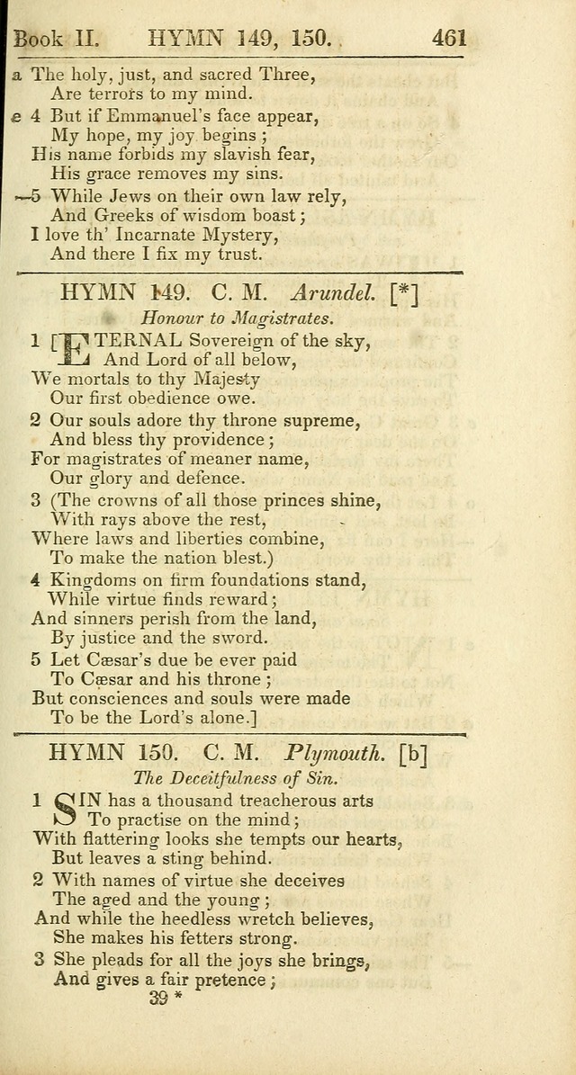 The Psalms, Hymns and Spiritual Songs of the Rev. Isaac Watts, D. D.:  to which are added select hymns, from other authors; and directions for musical expression (New ed.) page 413