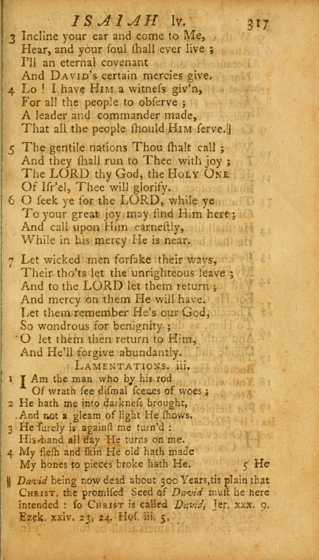 The Psalms, Hymns and Spiritual Songs of the Old and New Testament, faithully translated into English metre: being the New England Psalm Book (Rev. and Improved) page 317