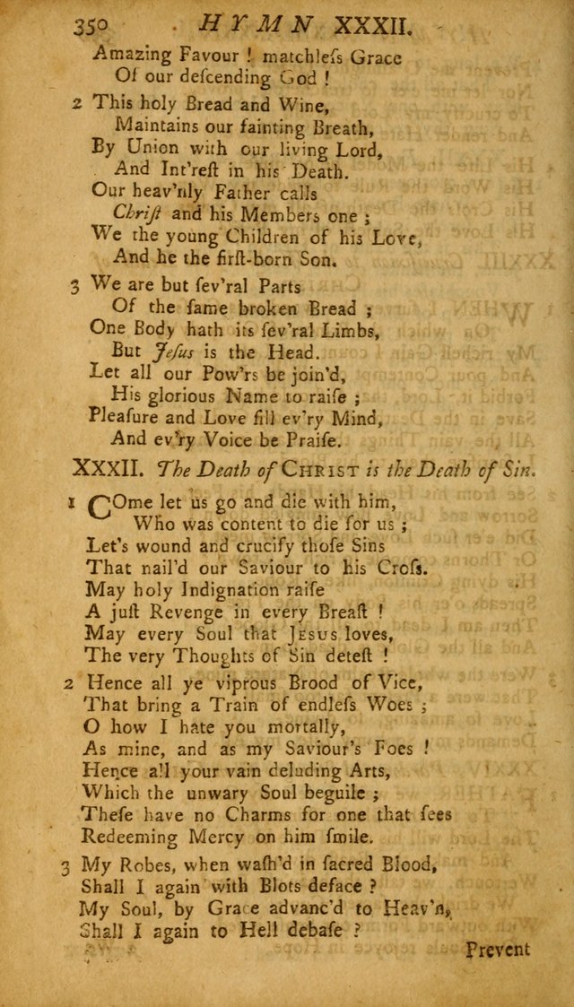 The Psalms, Hymns and Spiritual Songs of the Old and New Testament, faithully translated into English metre: being the New England Psalm Book (Rev. and Improved) page 350