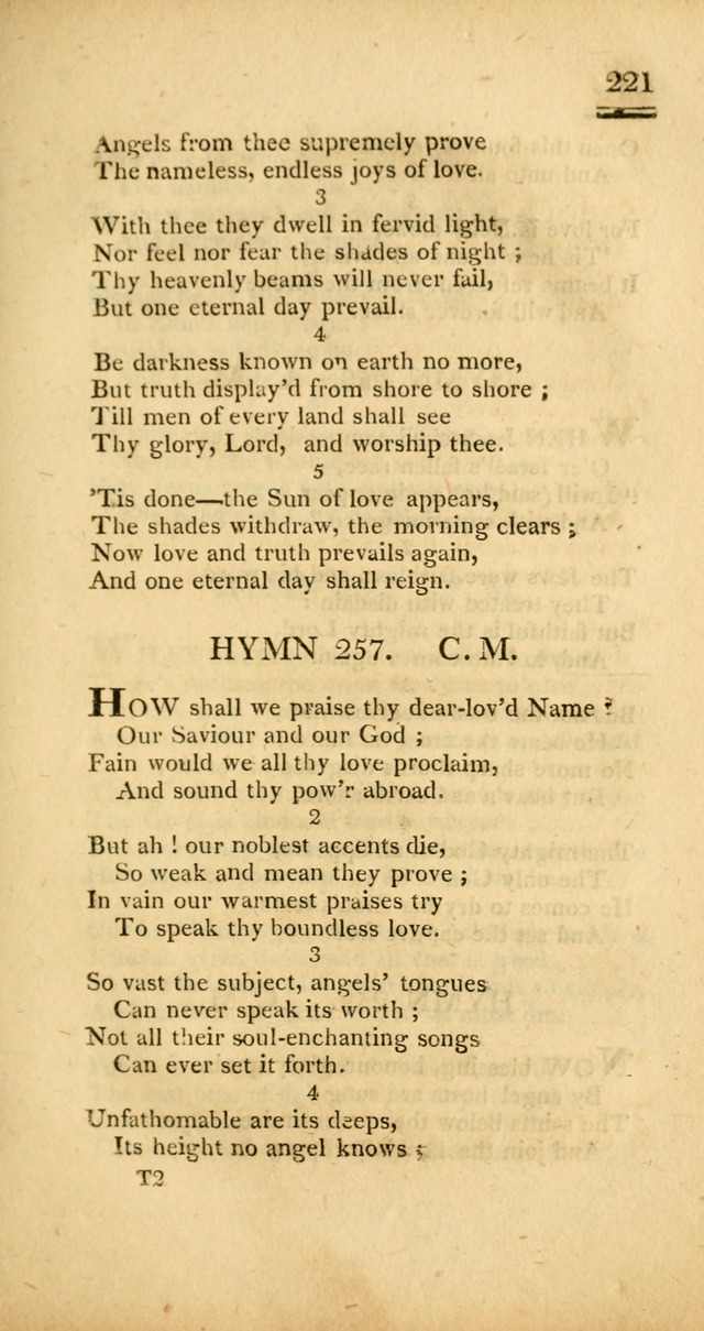Psalms, Hymns and Spiritual Songs: selected and designed for the use of  the church universal, in public and private devotion; with an appendix, containing the original hymns omitted in the last ed. page 223
