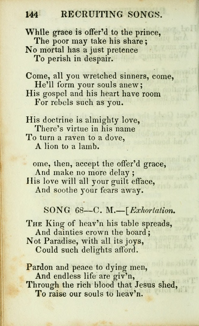 Psalms, Hymns and Spiritual Songs, Original and Selected. (14th stereotype ed.) page 144