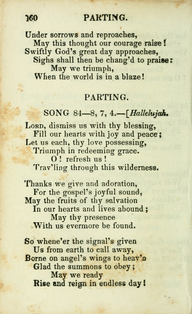 Psalms, Hymns and Spiritual Songs, Original and Selected. (14th stereotype ed.) page 160