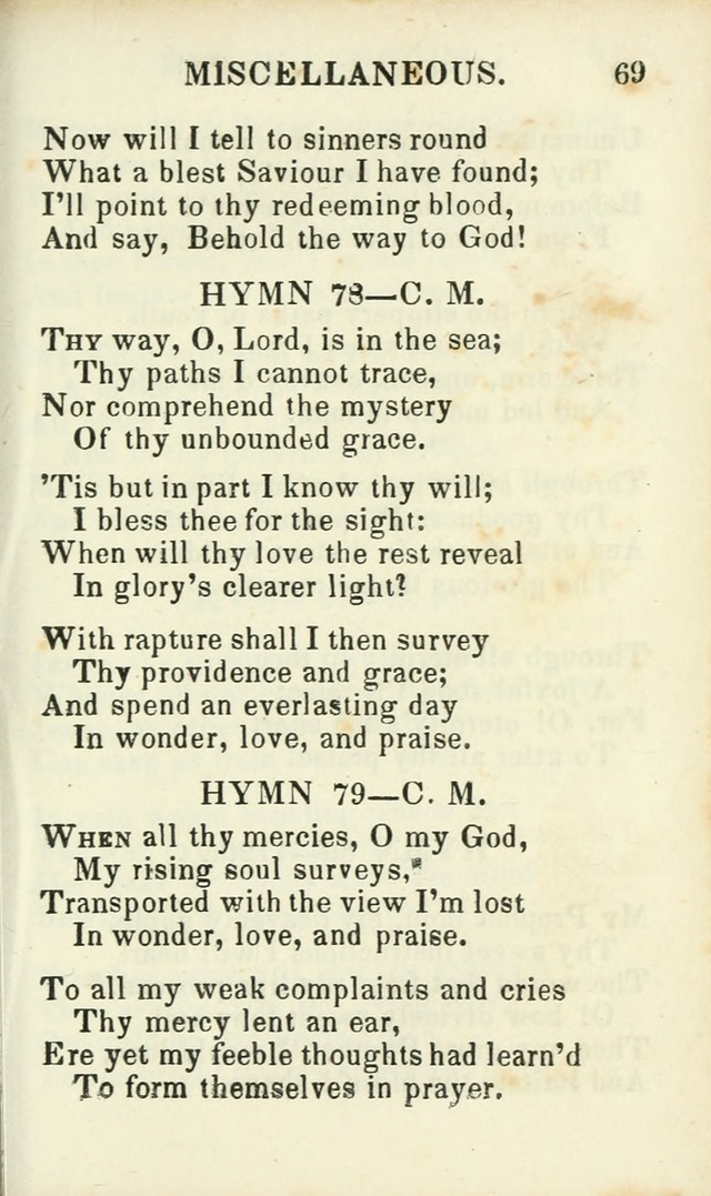Psalms, Hymns and Spiritual Songs, Original and Selected. (14th stereotype ed.) page 325
