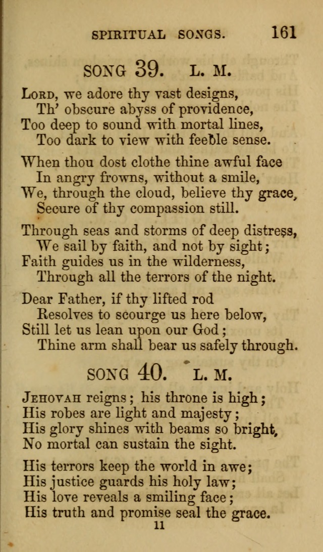 Psalms, Hymns and Spiritual Songs, Original and Selected. (7th ed.) page 161