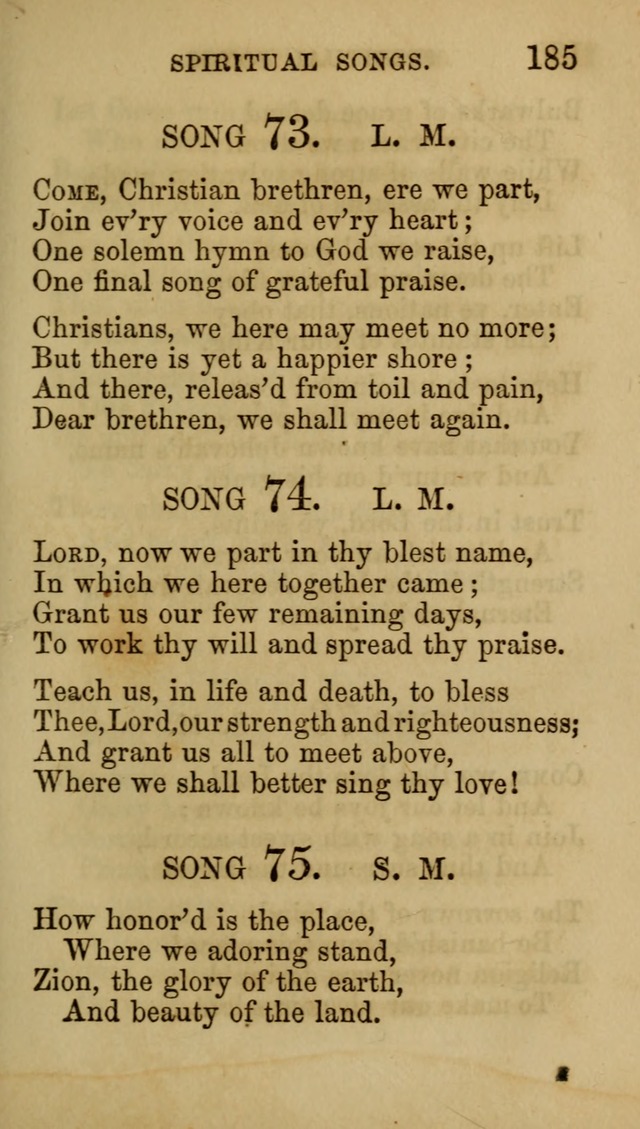 Psalms, Hymns and Spiritual Songs, Original and Selected. (7th ed.) page 185