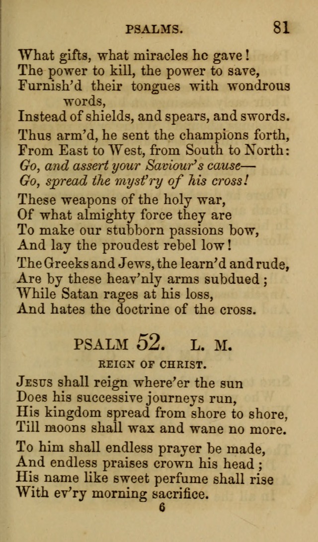 Psalms, Hymns and Spiritual Songs, Original and Selected. (7th ed.) page 81