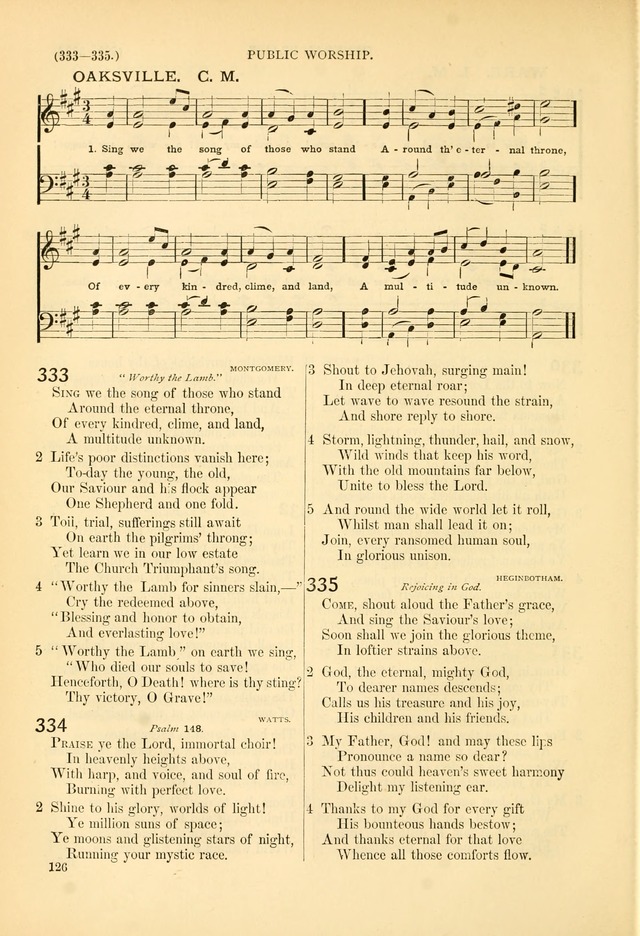 Psalms and Hymns and Spiritual Songs: a manual of worship for the church of Christ page 126