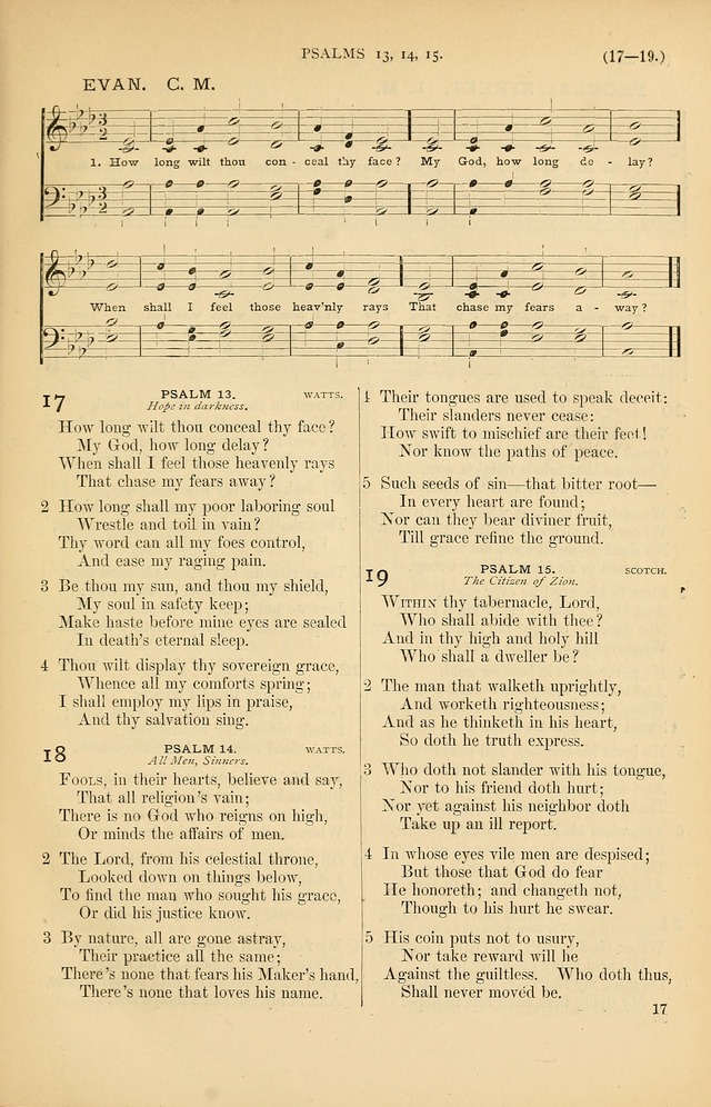 Psalms and Hymns and Spiritual Songs: a manual of worship for the church of Christ page 17
