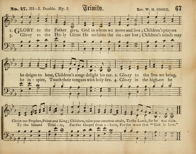 Palm Leaves: a collection of Sunday school tunes and carols for the use of the Protestant Episcopal Church page 67