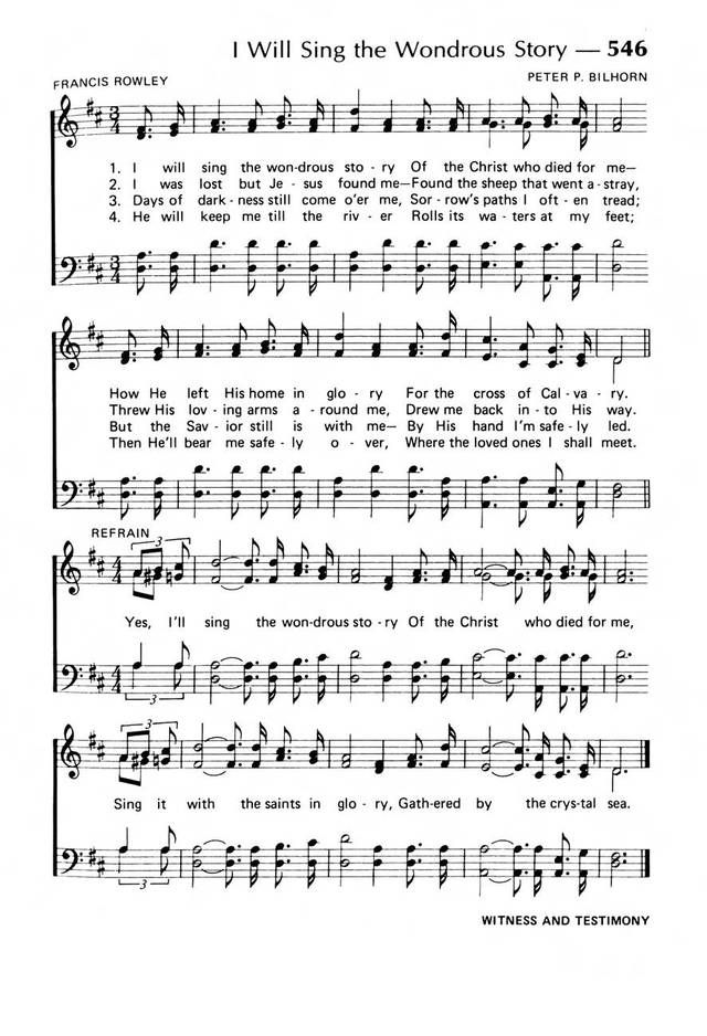Praise! Our Songs and Hymns page 477