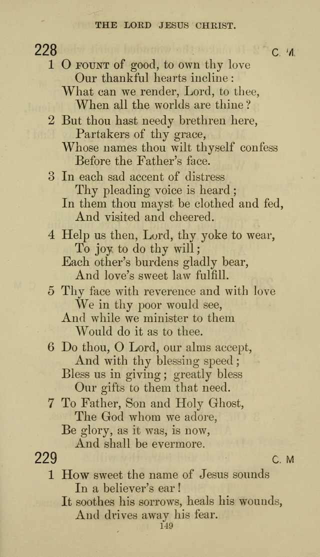 The Presbyterian Hymnal page 149