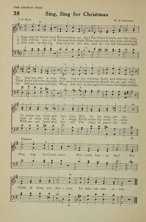 The Parish School Hymnal page 38