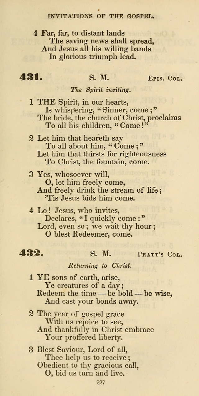 The Psalmist: a new collection of hymns for the use of Baptist churches; with a supplement page 287