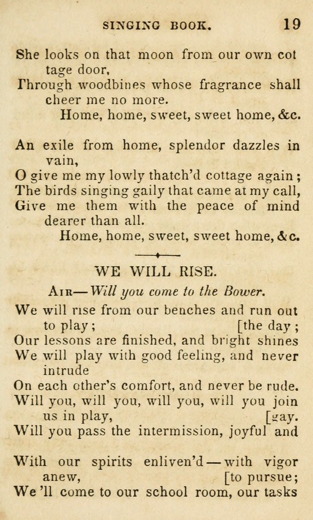 The Public School Singing Book: a collection of original and other songs, odes, hymns, anthems, and chants used in the various public schools page 21