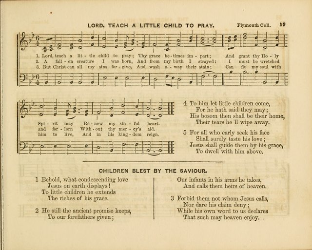 Plymouth Sabbath School Collection: or, Hymns and Tunes page 59