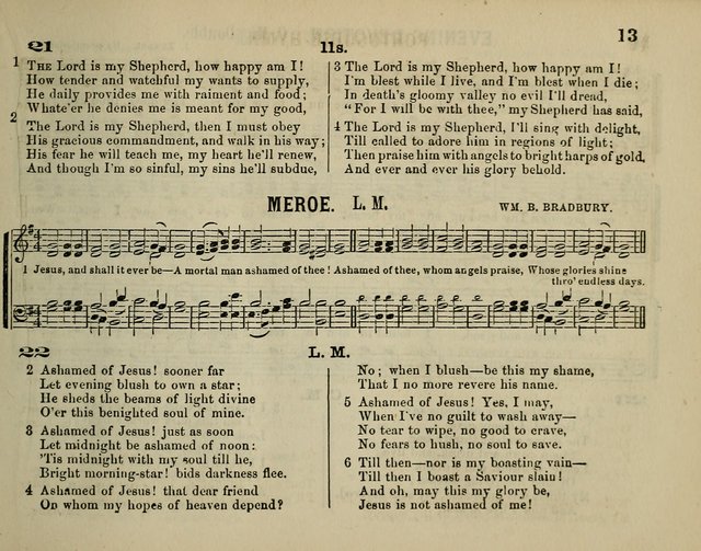The Plymouth Sabbath School Collection of Hymns and Tunes page 13