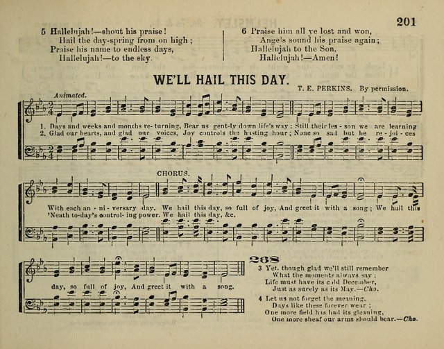The Plymouth Sabbath School Collection of Hymns and Tunes page 201