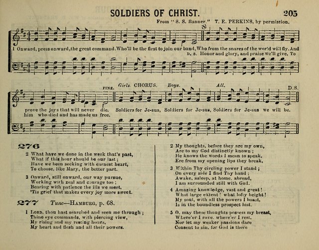 The Plymouth Sabbath School Collection of Hymns and Tunes page 205
