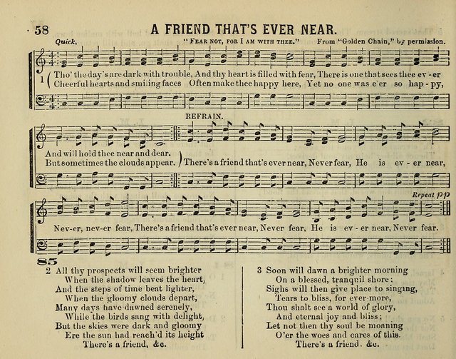 The Plymouth Sabbath School Collection of Hymns and Tunes page 58