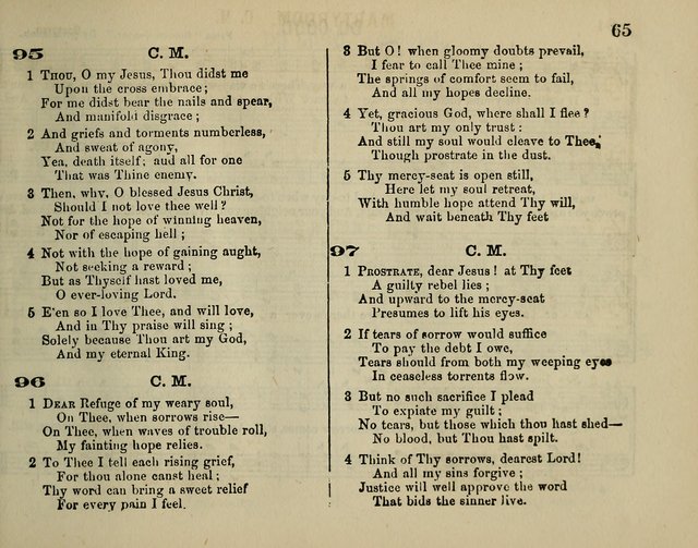 The Plymouth Sabbath School Collection of Hymns and Tunes page 65