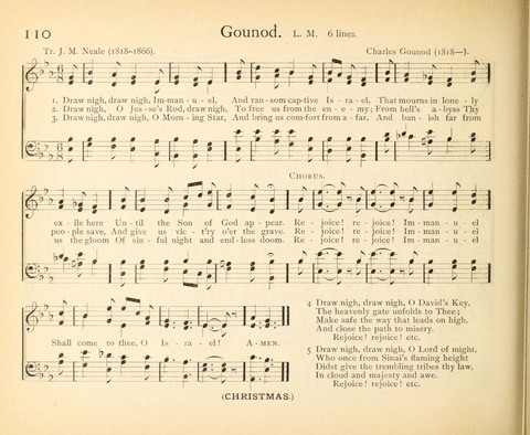 Plymouth Sunday-School Hymnal: for use in schools, prayer-meetings, and missions page 110