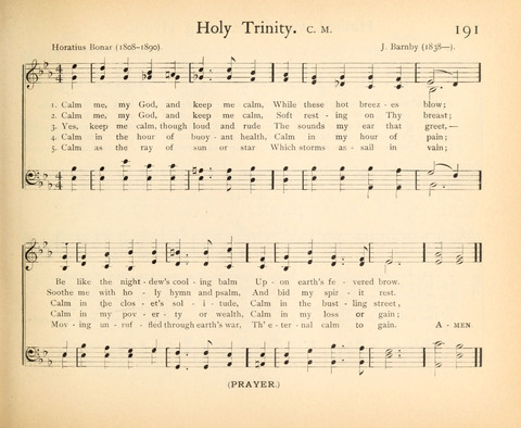 Plymouth Sunday-School Hymnal: for use in schools, prayer-meetings, and missions page 191