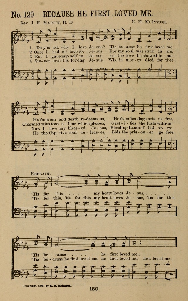 Pure Songs for Sunday-Schools page 157