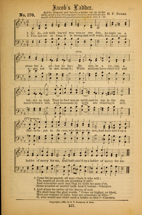 Pearls of Gospel Song: for gospel workers. a choice collection of hymns and tunes page 157