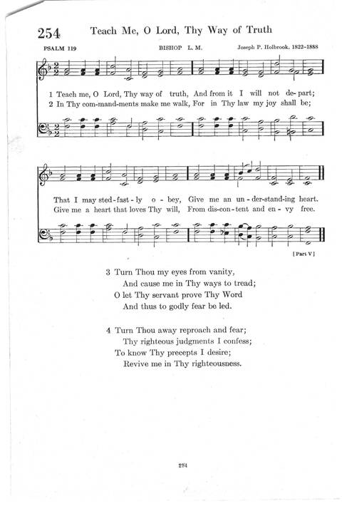 Psalter Hymnal (Red): doctrinal standards and liturgy of the Christian Reformed Church page 294
