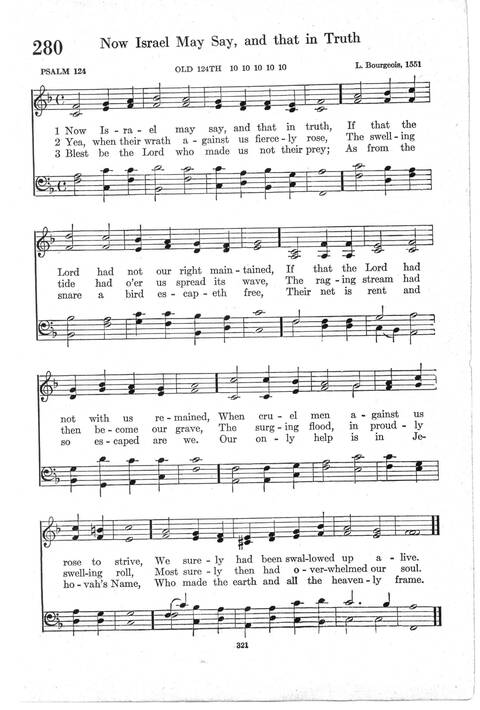 Psalter Hymnal (Red): doctrinal standards and liturgy of the Christian Reformed Church page 321