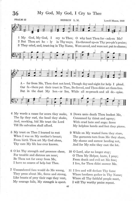 Psalter Hymnal (Red): doctrinal standards and liturgy of the Christian Reformed Church page 42