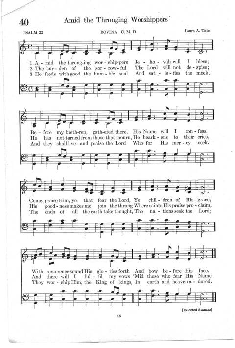 Psalter Hymnal (Red): doctrinal standards and liturgy of the Christian Reformed Church page 46