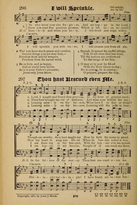 The Quartet: Four Complete Works in One Volume (Songs of Redeeming Love, The Ark of Praise, the Quiver of Sacred Song, and the Hymns of the Heart with Solos) page 268