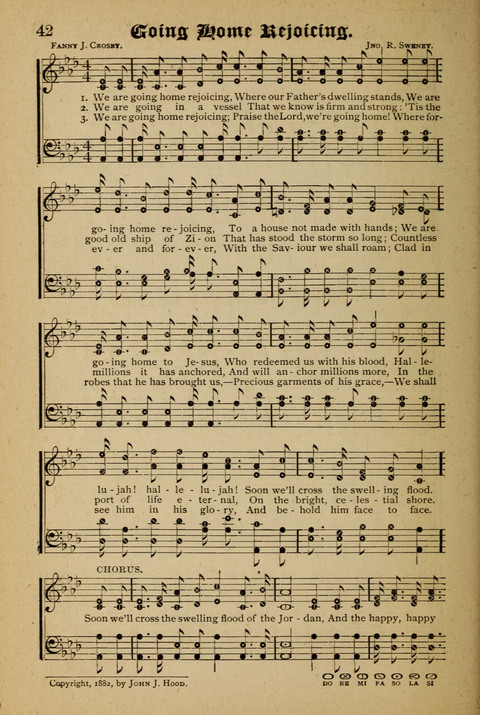 The Quartet: Four Complete Works in One Volume (Songs of Redeeming Love, The Ark of Praise, the Quiver of Sacred Song, and the Hymns of the Heart with Solos) page 42