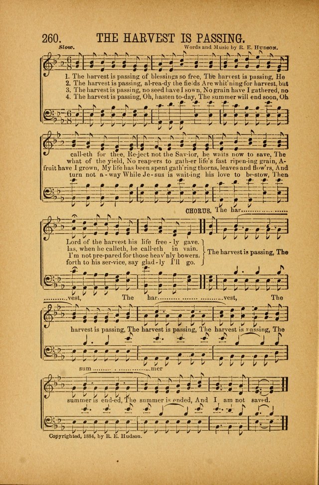 Quartette: containing Songs for the Ransomed, Songs of Love Peace and Joy, Gems of Gospel Song, Salvation Echoes, with one hundred choice selections added page 168