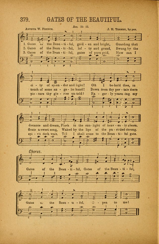 Quartette: containing Songs for the Ransomed, Songs of Love Peace and Joy, Gems of Gospel Song, Salvation Echoes, with one hundred choice selections added page 280