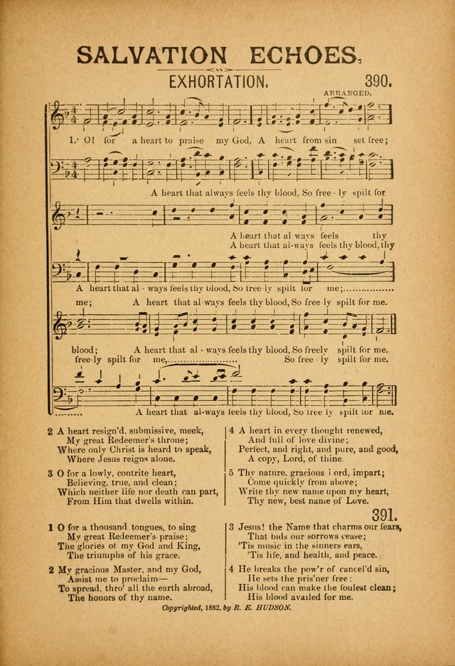 Quartette: containing Songs for the Ransomed, Songs of Love Peace and Joy, Gems of Gospel Song, Salvation Echoes, with one hundred choice selections added page 291